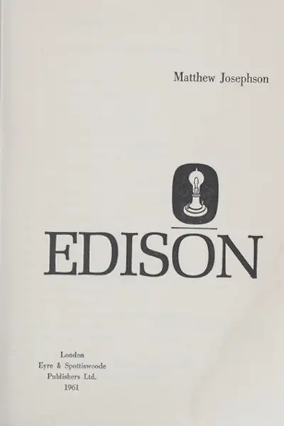 Cover of Edison